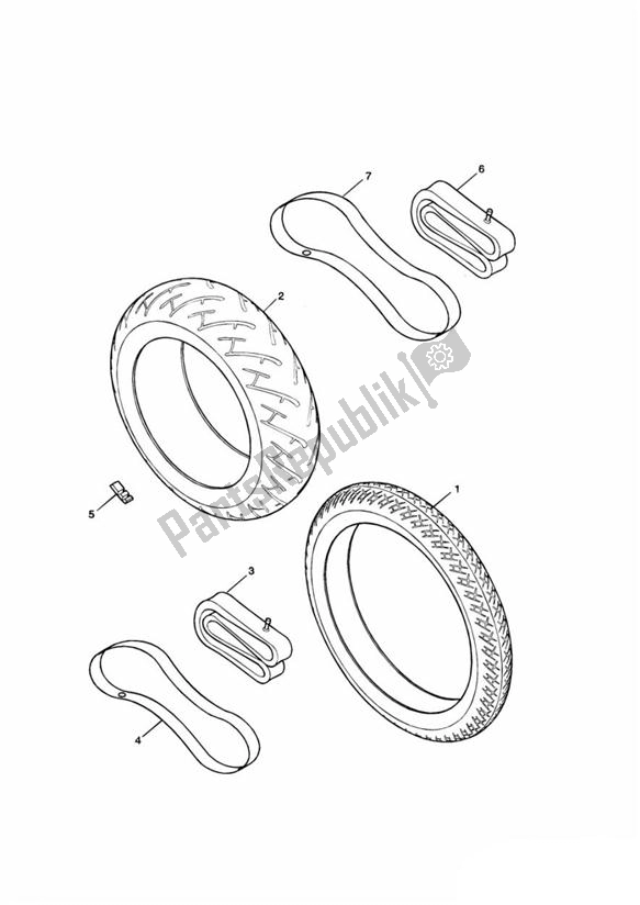 All parts for the Tyres, Valves & Balance Weights of the Triumph America Carburettor 790 2002 - 2007